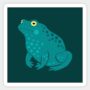 Blue toad Sticker